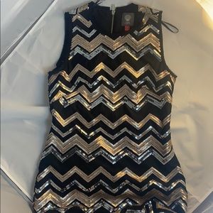 Vince Camuto short sequin dress